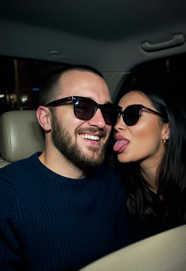 Man using smartphone in the city