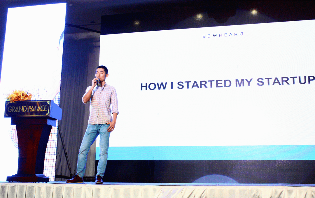 Yuki and his team in 2015 - started from a small apartment